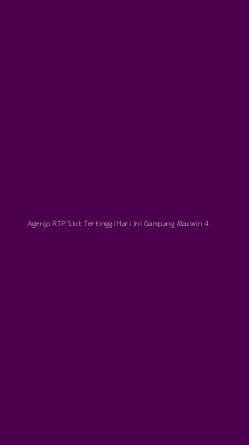 Tampilan Antarmuka Aplikasi Agenjp Rtp Slot Tertinggi Hari Ini Gampang Maxwin - 4