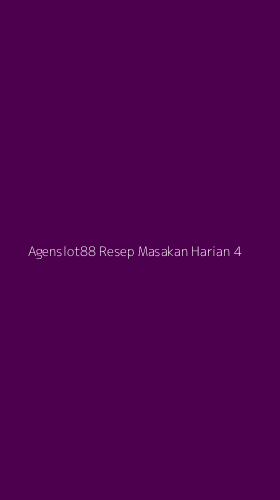 Tampilan Antarmuka Aplikasi Agenslot88 Resep Masakan Harian - 4