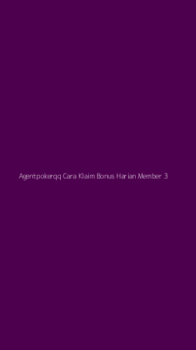 Tampilan Antarmuka Aplikasi Agentpokerqq Cara Klaim Bonus Harian Member - 3