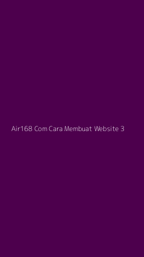 Tampilan Antarmuka Aplikasi Air168 Com Cara Membuat Website - 3
