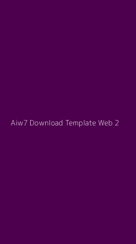 Tampilan Antarmuka Aplikasi Aiw7 Download Template Web - 2