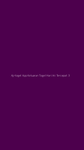 Tampilan Antarmuka Aplikasi Ajrtogel App Keluaran Togel Hari Ini Tercepat - 3