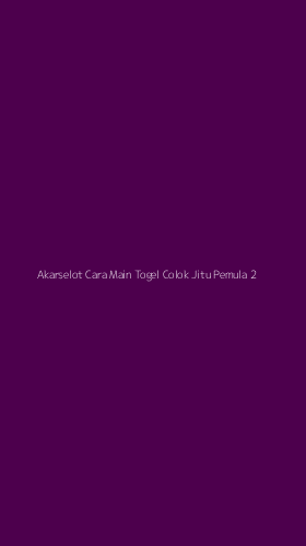 Tampilan Antarmuka Aplikasi Akarselot Cara Main Togel Colok Jitu Pemula - 2