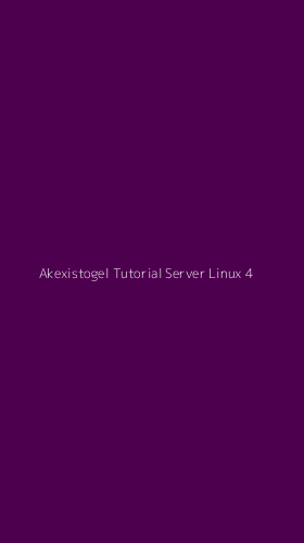 Tampilan Antarmuka Aplikasi Akexistogel Tutorial Server Linux - 4