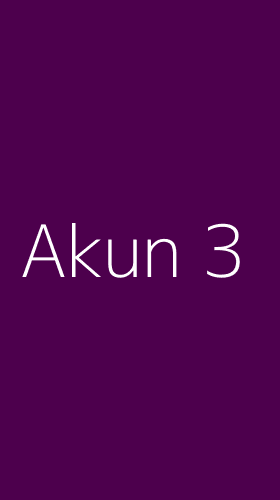 Tampilan Antarmuka Aplikasi Akun - 3