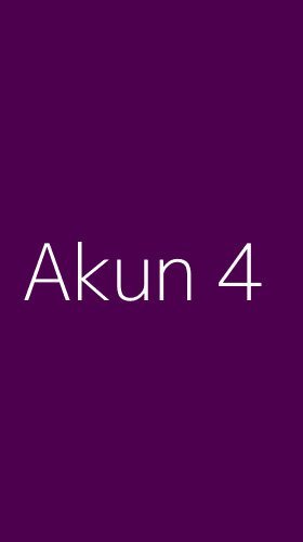 Tampilan Antarmuka Aplikasi Akun - 4