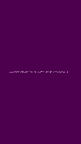 Tampilan Antarmuka Aplikasi Akunslottoto Daftar Akun Pro Slot Internasional - 3