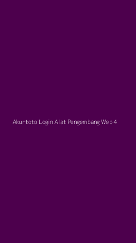 Tampilan Antarmuka Aplikasi Akuntoto Login Alat Pengembang Web - 4