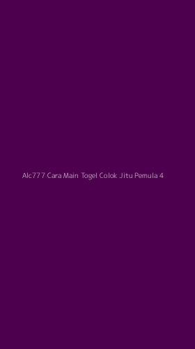 Tampilan Antarmuka Aplikasi Alc777 Cara Main Togel Colok Jitu Pemula - 4