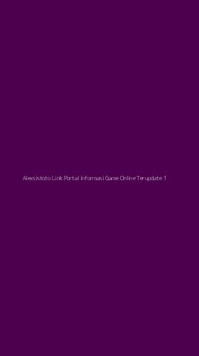 Tampilan Antarmuka Aplikasi Alexsistoto Link Portal Informasi Game Online Terupdate - 1