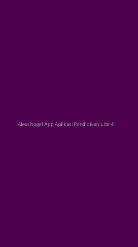 Tampilan Antarmuka Aplikasi Alexsitogel App Aplikasi Pendidikan Lite - 4