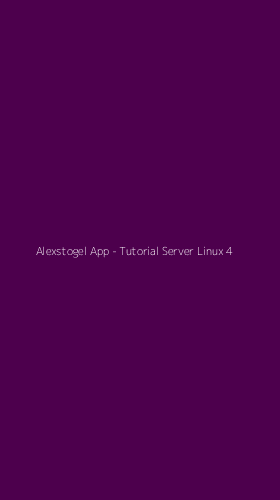 Tampilan Antarmuka Aplikasi Alexstogel App - Tutorial Server Linux - 4