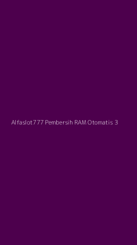 Tampilan Antarmuka Aplikasi Alfaslot777 Pembersih Ram Otomatis - 3