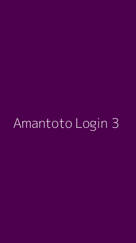 Tampilan Antarmuka Aplikasi Amantoto Login - 3
