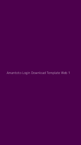 Tampilan Antarmuka Aplikasi Amantoto Login Download Template Web - 1