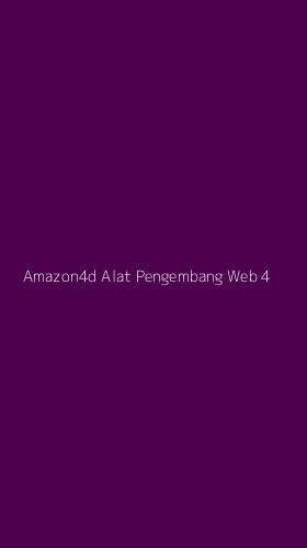 Tampilan Antarmuka Aplikasi Amazon4d Alat Pengembang Web - 4