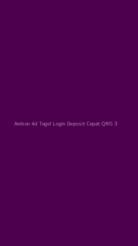 Tampilan Antarmuka Aplikasi Ambon 4d Togel Login Deposit Cepat Qris - 3