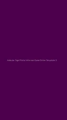 Tampilan Antarmuka Aplikasi Ambulan Togel Portal Informasi Game Online Terupdate - 3