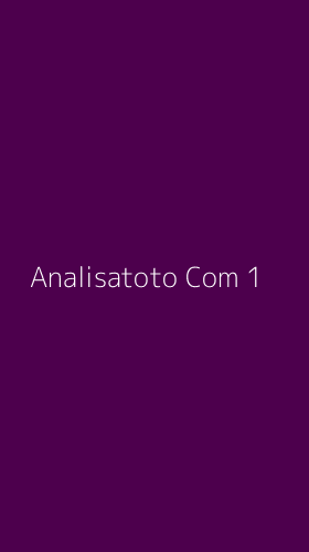 Tampilan Antarmuka Aplikasi Analisatoto Com - 1