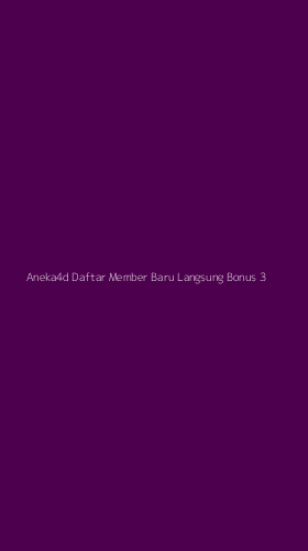 Tampilan Antarmuka Aplikasi Aneka4d Daftar Member Baru Langsung Bonus - 3