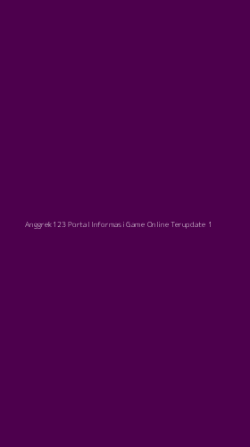 Tampilan Antarmuka Aplikasi Anggrek123 Portal Informasi Game Online Terupdate - 1