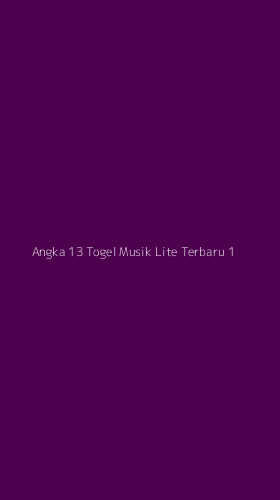 Tampilan Antarmuka Aplikasi Angka 13 Togel Musik Lite Terbaru - 1