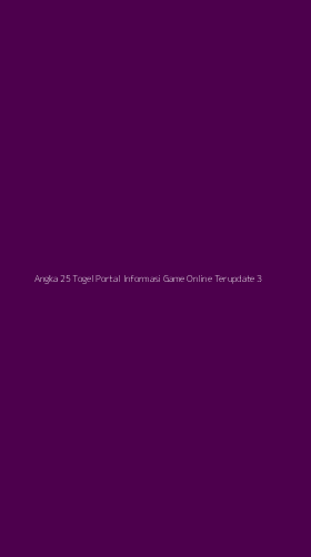 Tampilan Antarmuka Aplikasi Angka 25 Togel Portal Informasi Game Online Terupdate - 3