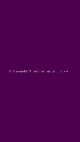 Tampilan Antarmuka Aplikasi Angkakembar1 Tutorial Server Linux - 4
