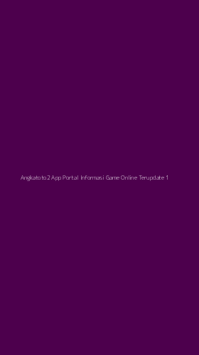 Tampilan Antarmuka Aplikasi Angkatoto2 App Portal Informasi Game Online Terupdate - 1