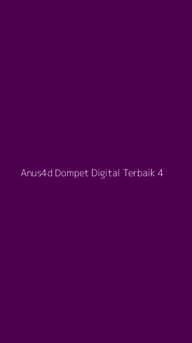 Tampilan Antarmuka Aplikasi Anus4d Dompet Digital Terbaik - 4