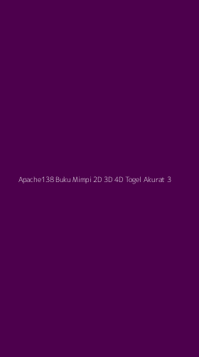 Tampilan Antarmuka Aplikasi Apache138 Buku Mimpi 2d 3d 4d Togel Akurat - 3