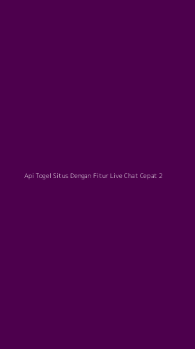 Tampilan Antarmuka Aplikasi Api Togel Situs Dengan Fitur Live Chat Cepat - 2