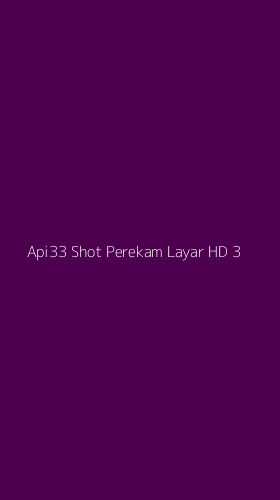 Tampilan Antarmuka Aplikasi Api33 Shot Perekam Layar Hd - 3