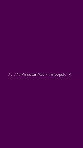 Tampilan Antarmuka Aplikasi Api777 Pemutar Musik Terpopuler - 4