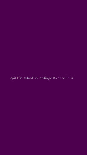 Tampilan Antarmuka Aplikasi Apik138 Jadwal Pertandingan Bola Hari Ini - 4