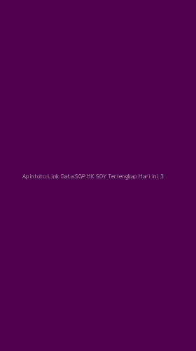 Tampilan Antarmuka Aplikasi Apintoto Link Data Sgp Hk Sdy Terlengkap Hari Ini - 3