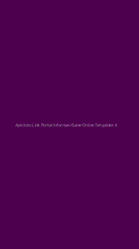 Tampilan Antarmuka Aplikasi Apintoto Link Portal Informasi Game Online Terupdate - 4