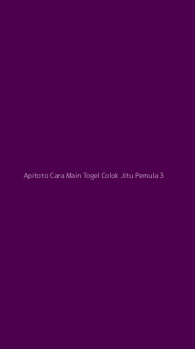 Tampilan Antarmuka Aplikasi Apitoto Cara Main Togel Colok Jitu Pemula - 3