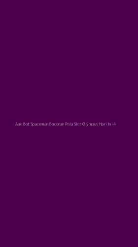 Tampilan Antarmuka Aplikasi Apk Bot Spaceman Bocoran Pola Slot Olympus Hari Ini - 4