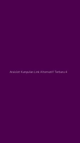 Tampilan Antarmuka Aplikasi Araislot Kumpulan Link Alternatif Terbaru - 4
