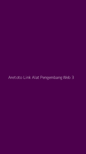 Tampilan Antarmuka Aplikasi Aretoto Link Alat Pengembang Web - 3