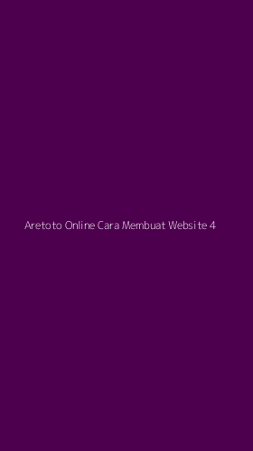 Tampilan Antarmuka Aplikasi Aretoto Online Cara Membuat Website - 4