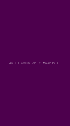 Tampilan Antarmuka Aplikasi Ari 303 Prediksi Bola Jitu Malam Ini - 3