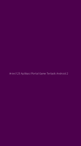 Tampilan Antarmuka Aplikasi Aries123 Aplikasi Portal Game Terbaik Android - 2