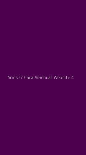 Tampilan Antarmuka Aplikasi Aries77 Cara Membuat Website - 4