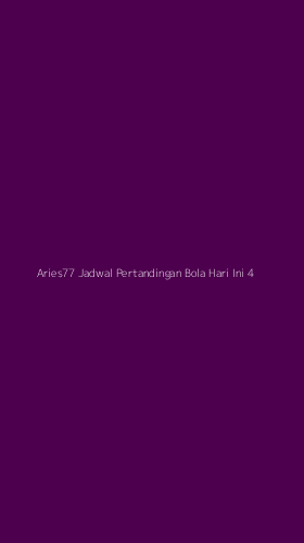 Tampilan Antarmuka Aplikasi Aries77 Jadwal Pertandingan Bola Hari Ini - 4
