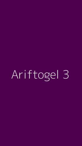 Tampilan Antarmuka Aplikasi Ariftogel - 3