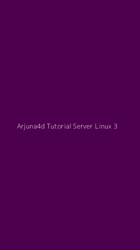 Tampilan Antarmuka Aplikasi Arjuna4d Tutorial Server Linux - 3