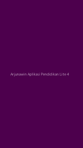 Tampilan Antarmuka Aplikasi Arjunawin Aplikasi Pendidikan Lite - 4