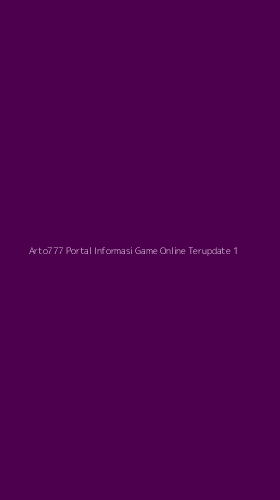 Tampilan Antarmuka Aplikasi Arto777 Portal Informasi Game Online Terupdate - 1